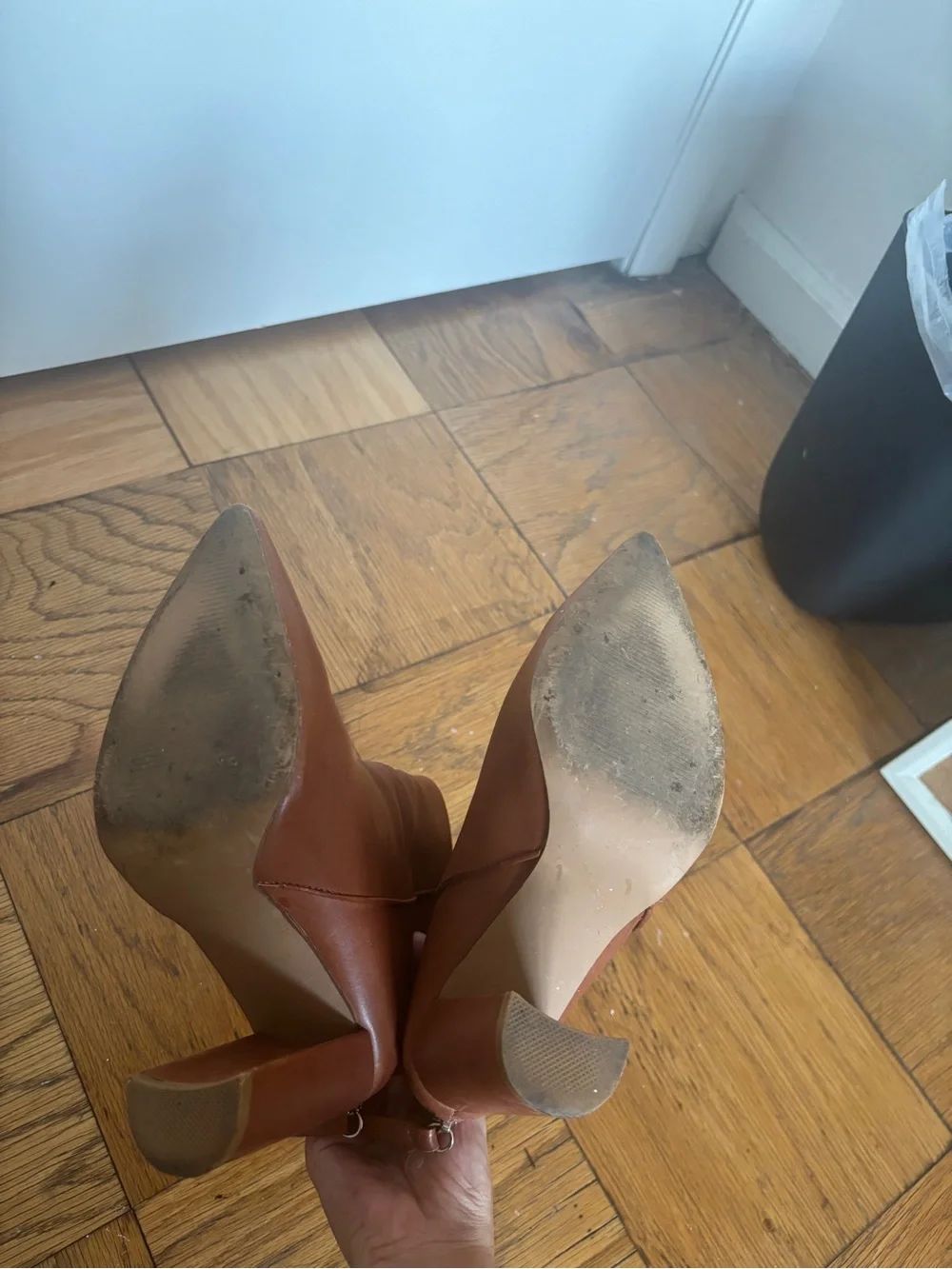 Steve Madden brown booties